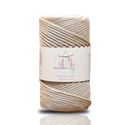 3mm x 131 Yards (394 feet) Polyester Macrame Cord  Polypropylene